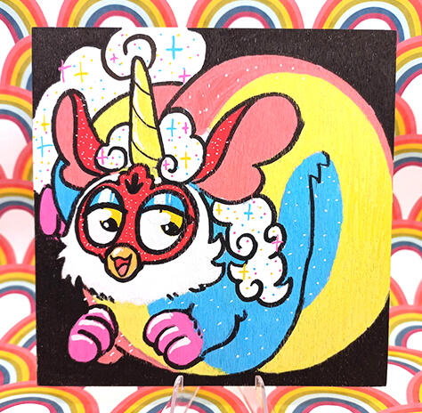 [AF 2025] Rainbow Furby for Snappy_saur